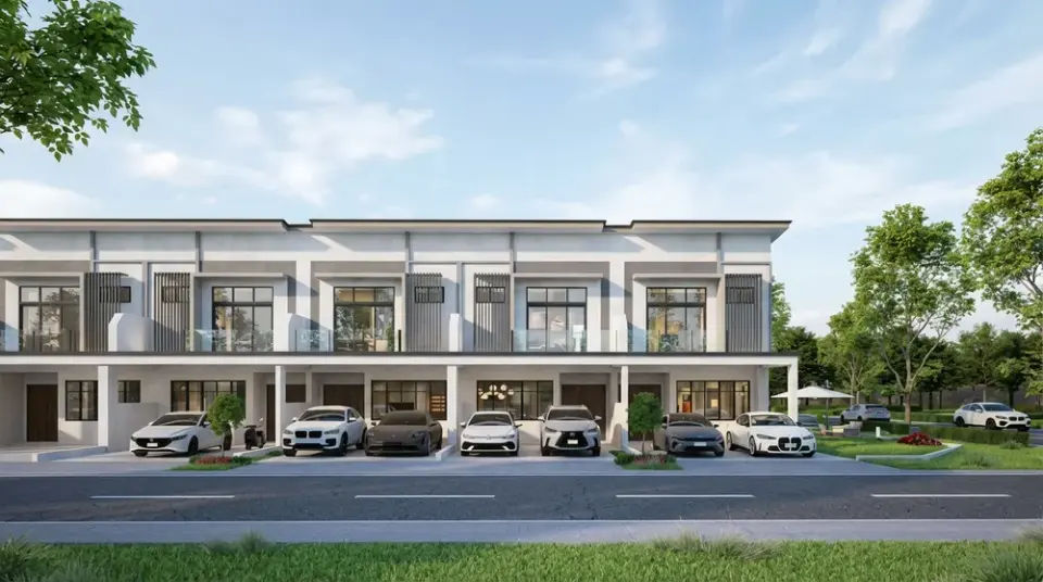 Riveria Garden Avenia freehold landed homes in Iskandar Puteri — artist impression